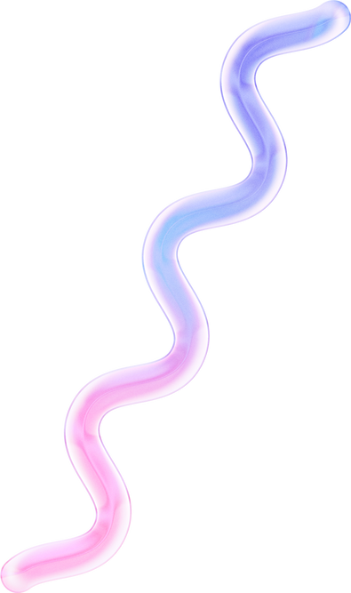 Dreamy Soft Pastel color wavy line